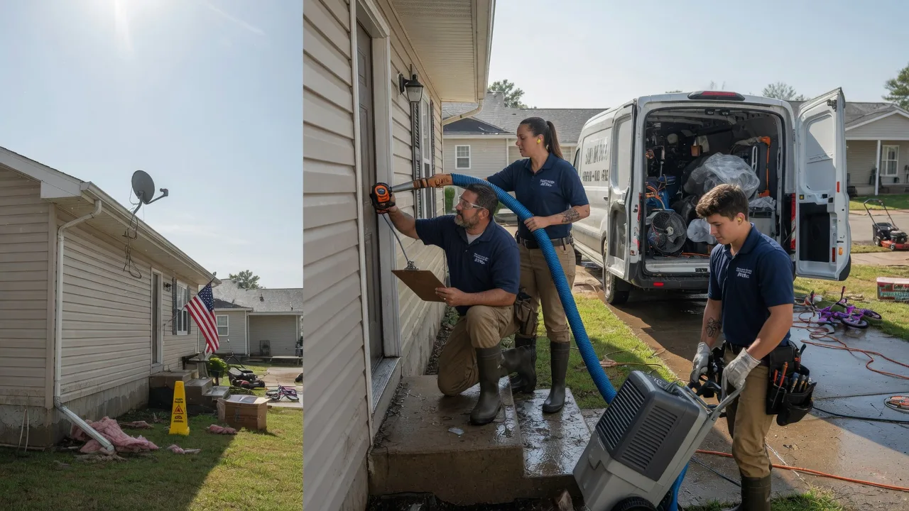 Ceiling Water Damage Restoration in Mount Cory, OH near me